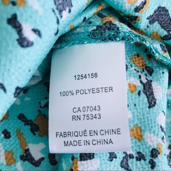 Joie Ruched Puff Sleeve Ditsy Floral Oversized Retro Top Blouse - Picture 12 of 12